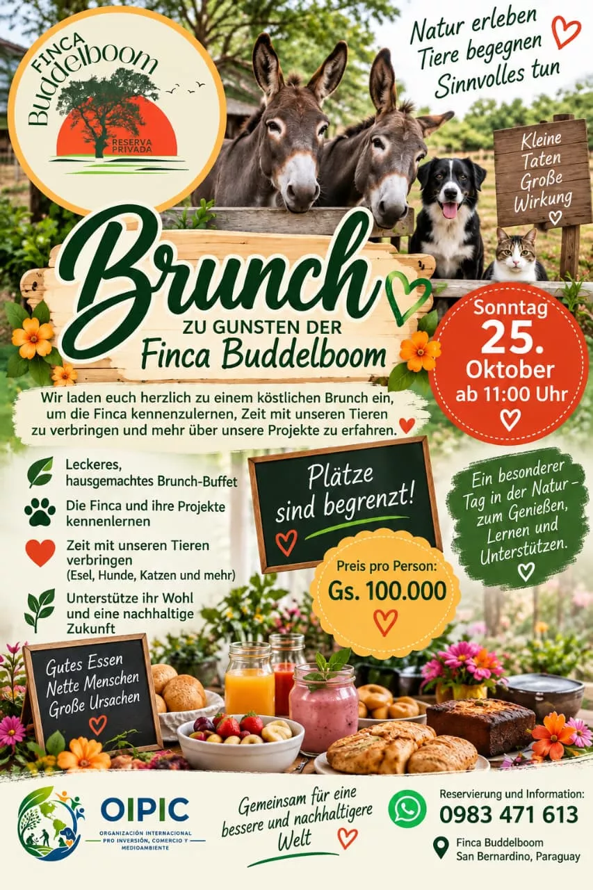 Finca Buddelboom, Gnadenhof, Tierheim, ein herz für Tiere, Esel, KUNU Aktion, werde Pate, Brigitte Fuzellier, Acuna, Altos, Paraguay auswandern